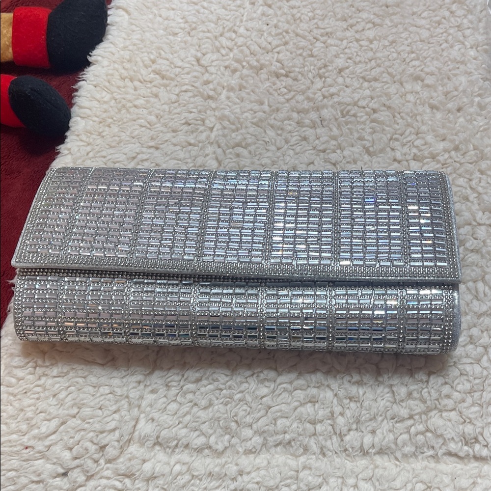 Elegant Silver Clutch Bag